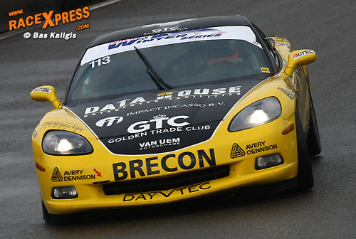 Jeroen Bleekemolen in de Corvette